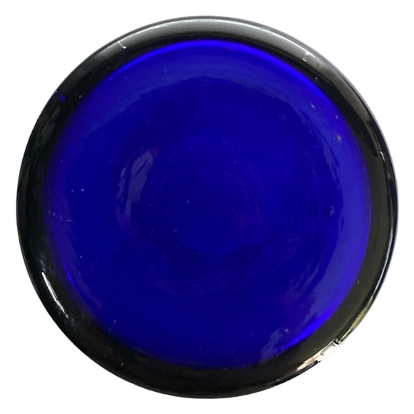 Vintage Hand Blown Cobalt Blue Glass Vase - Picture 13 of 13